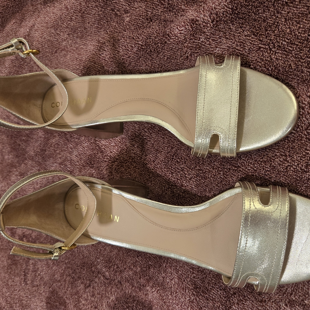 Cole Haan Women's Gold Heels